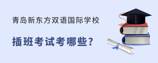 青島新東方雙語國際學校插班考試內容有哪些?