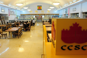 北京中加学校|通州华仁学校图书馆内部