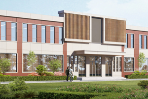 河北怀来闻道高级中学学校一角