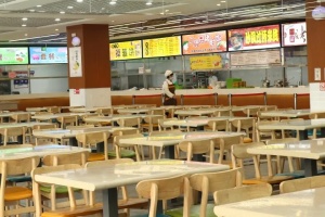 哈尔滨工程大学青岛创新发展基地出国留学学校风采食堂环境