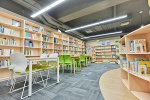 北京朝陽區一土致知學校閱讀天地