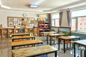 北京市博文學校書法活動室