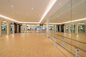 北京市仁泽高级中学舞蹈教室