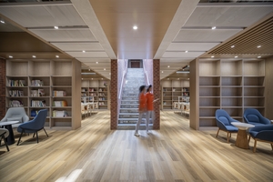 北京市仁泽高级中学图书馆