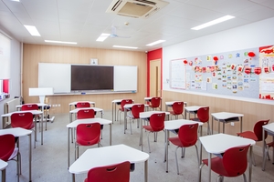 北京中加学校|通州华仁学校高中教室