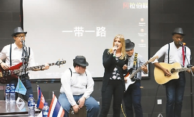 外经贸大学留学生艺术团首演开门红