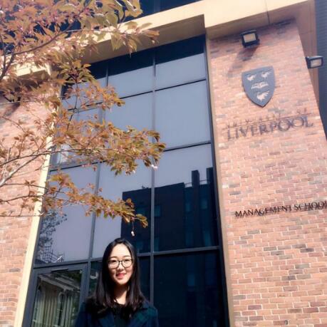中财3+2本硕连读2012级白同学就读利物浦大学