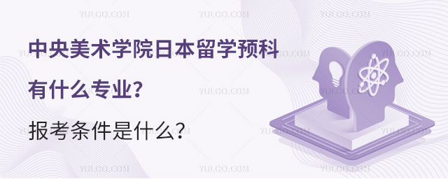 中央美术学院日本留学预科有什么专业