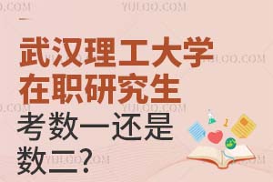 武汉理工大学在职研究生考数学一还是数学二？