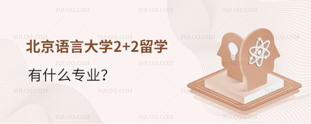 北京语言大学2+2留学有什么专业