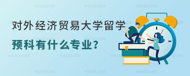对外经济贸易大学留学预科有什么专业
