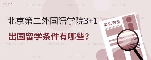 北京第二外国语学院3+1出国留学