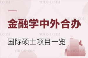 金融学中外合办国际硕士项目一览表！附报名条件