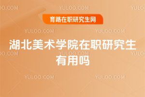 湖北美术学院在职研究生有用吗