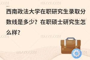 西南政法大学在职研究生录取分数线是多少？在职硕士研究生怎么样？