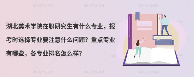 湖北美術(shù)學(xué)院在職研究生有什么專業(yè)，報考時選擇專業(yè)要注意什么問題？重點專業(yè)有哪些，各專業(yè)排名怎么樣？