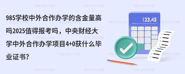 985ѧУѧĺ2025ֵñƾѧѧĿ4+0ʲôҵ֤飿