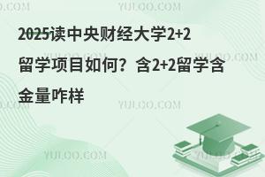 2025读中央财经大学2+2留学项目如何？含2+2留学含金量咋样