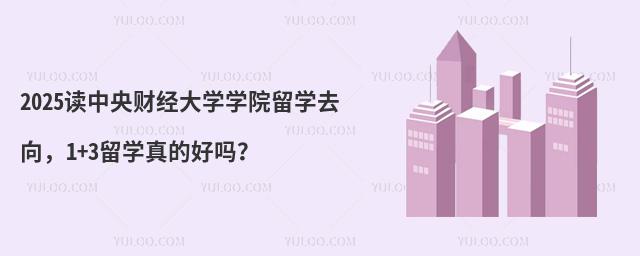 2025读中央财经大学学院留学去向