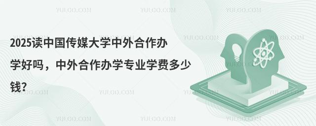 2025读中国传媒大学中外合作办学好吗
