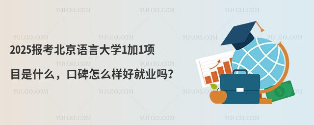 2025报考北京语言大学1加1项目是什么，口碑怎么样好就业吗？