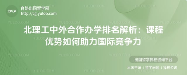 北理工中外合作办学排名