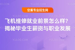 飛機維修就業(yè)前景怎么樣?揭秘畢業(yè)生薪資與職業(yè)發(fā)展