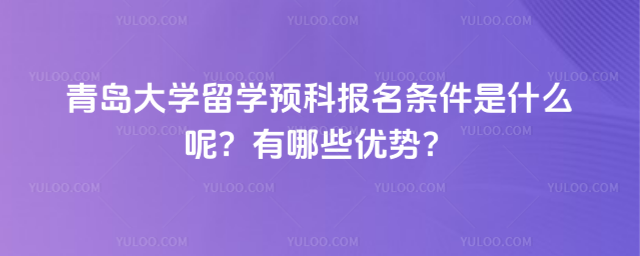 青岛大学留学预科
