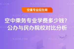 空中乘務專業學費多少錢?公辦與民辦院校對比分析