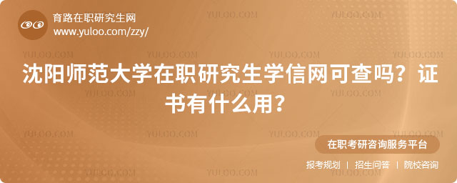 沈陽師范大學(xué)在職研究生學(xué)信網(wǎng)可查嗎