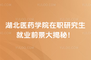 湖北醫(yī)藥學(xué)院在職研究生就業(yè)前景大揭秘！證書可查！跳槽升職加薪有保障！