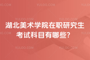 湖北美術(shù)學(xué)院在職研究生考試科目有哪些？入學(xué)幾乎零門檻，放心報考！
