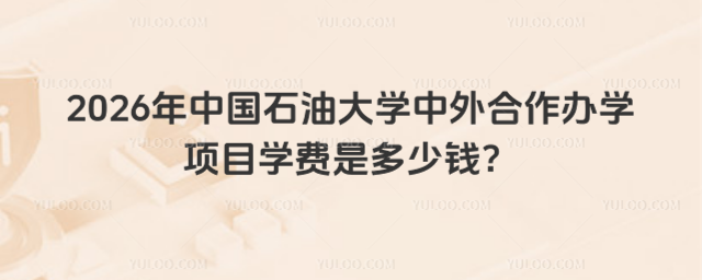 中国石油大学中外合作办学学费