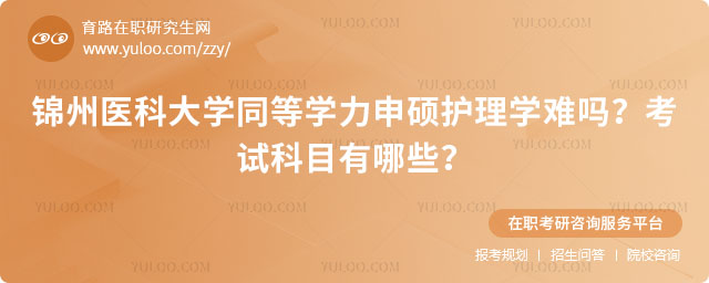 錦州醫(yī)科大學(xué)同等學(xué)力申碩護(hù)理學(xué)難嗎