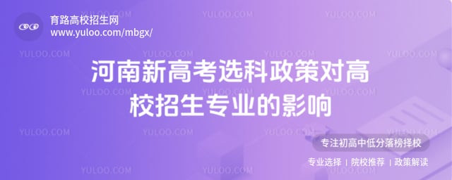 河南新高考選科政策