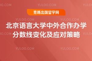 2025年北京语言大学中外合作办学分数线变化及应对策略