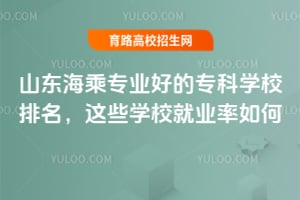 山东海乘专业好的专科学校排名,这些学校就业率如何?
