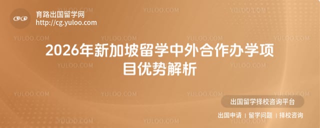 新加坡留学中外合作办学项目