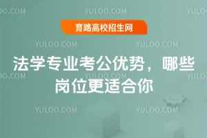 法学专业考公优势,哪些岗位更适合你?