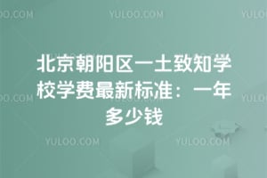 北京朝陽(yáng)區(qū)一土致知學(xué)校學(xué)費(fèi)2025年最新標(biāo)準(zhǔn)：一年多少錢