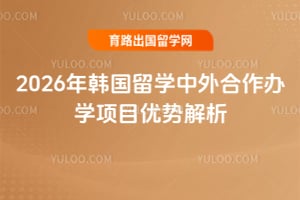 2026年韩国留学中外合作办学项目优势解析