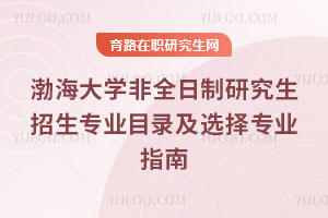 渤海大學(xué)非全日制研究生招生專業(yè)目錄及選擇專業(yè)指南