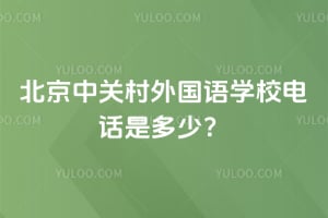 北京中关村外国语学校电话是多少？