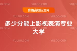多少分能上影視表演專業大學?