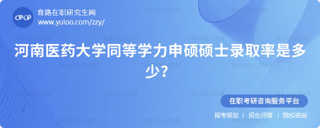 河南醫(yī)藥大學(xué)同等學(xué)力申碩碩士錄取率是多少