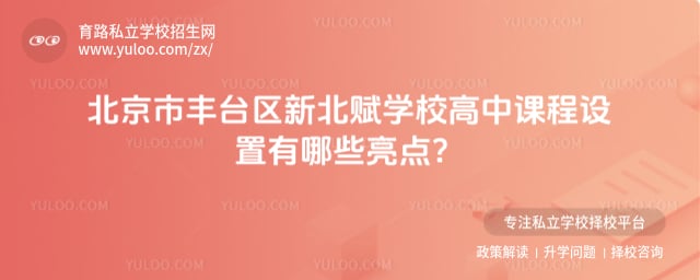 北京市豐臺(tái)區(qū)新北賦學(xué)校高中課程