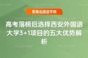 高考落榜后选择西安外国语大学3+1项目的五大优势解析
