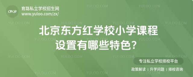 北京东方红学校小学课程