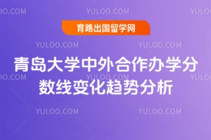 2025年青岛大学中外合作办学分数线变化趋势分析