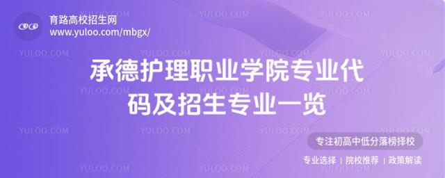 承德護(hù)理職業(yè)學(xué)院專業(yè)代碼